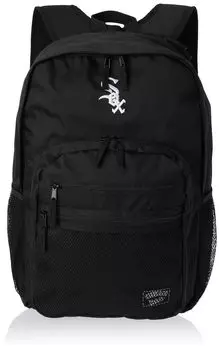 League Rucksack Backpack with Mesh Pocket White 44cm 31cm 13cm [Major Baseball] Socks/Black Height Width Depth