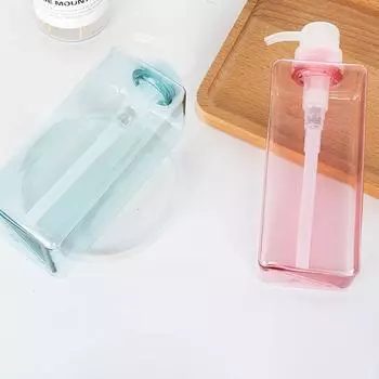 Leak-proof Design Hand Sanitizer Dispenser Manual Press Shampoo Dispenser Bottle Hotel зелёный