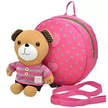 Leap Raupe Issho Mochi Детский рюкзак Детский рюкзак Harness Issei Mochi Girl (розовый) розовый