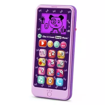 LeapFrog Chat и Count Emoji Фиолетовый (фиолетовый) - Телефон,