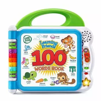 LeapFrog LeapFrog Learning Friends 100 Words Book Free Зеленый Зеленый ширина x высота x глубина (Упаковка разочарования), 9.4 9.4 1.9 зелёный
