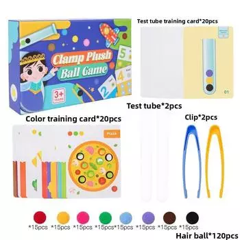 Learning Kids Game Toy With Soft Balls Beads For Enhance Color Shape Recognition