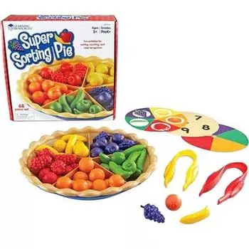 Learning resource classification activity Super Pi learning board game LER6216, popular Korean game