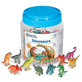 Learning Resources Dinosaur Figure Dinosaur Counter 60 Pieces LER0811 Genuine Product