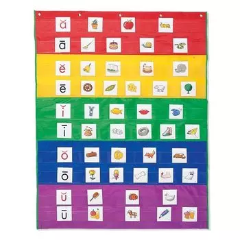 Learning Resources Pocket Chart Pocket Chart Rainbow LER 2197 Rainbow(TM)