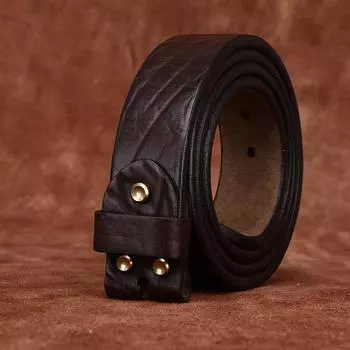 Кожаный ремень мужской 7 мм толщиной винтажная дикая кожа грубая зернистая кожа с рисунком дерева грубый характерный ремень мужской 100cm