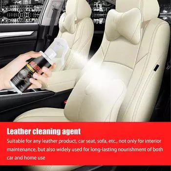 Leather Cleaner For Car Leather Refurbish Coating Cleaner 100ml Long-Lasting Leather Couch Cleaner Car Leather Cleaning Agent