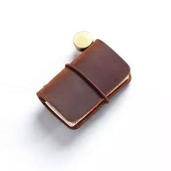 Leather Cover Handmade Diary Schedule Daily Planner Mini Notebook Stationery Weekly Organizer 02