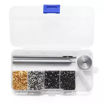 Кожевенное ремесло пробойник для люверсов подставка для развальцовки люверсов набор люверсов [TK&Co.] (люверс 2мм) серебряный