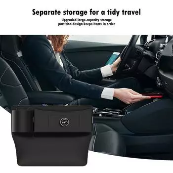 Leather Crevice Filler for Cars Leather Auto Seat Crevice Filler Organizer PU Leather Vehicle Storage Tool for Storing Keys