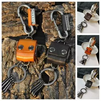 Leather Dice Model Keychain Backpack Hanging Cool Cowhide Key Chain Dice Key Chain Car Decoration чёрный