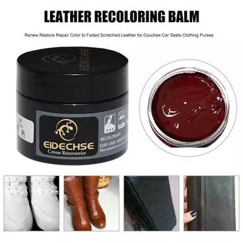 Leather Filling Paste 50ml Natural Leather Filler Repair Compound Leather Restoration Cream For Tears Crack Burns Holes Filler красный