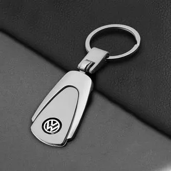 Leather Key Chain Car Keyring Pendant Keychain Decor Styling For Volkswagen CC Golf 4 6 7 GTI Tiguan Passat B5 B6 B7 Jetta MK5 MK6 Polo