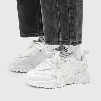 Leather low-top lace-up thick-soled heightening shoes Spring trendy fashion sports shoes Men s niche casual student shoes 39