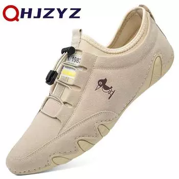 Кожаные мужские кроссовки повседневная обувь для мужчин мода высокое качество мужские мокасины обувь роскошные лоферы обувь 37 серый