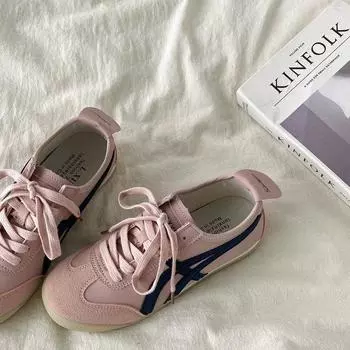 Leather retro soft sole inner height increase yellow shoes women s new sports and leisure board shoes 35