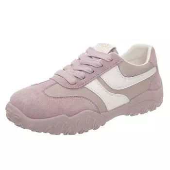 Leather sneakers women s spring new soft-soled breathable fashion sports and leisure women s shoes 35