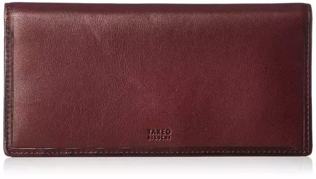 Leather Wallet Without Coin Purse Claude 101627 Wine [Takeokikuchi] Men s