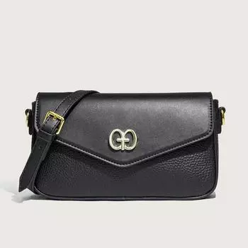 Leather Women S Simple Shoulder Bag Fashion High Sense Women S Bag First Layer Cowhide Messenger Bag серый