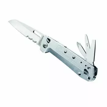 LEATHERMAN Knife FREE K2X японский многофункциональный инструмент с 25-летней гарантией [оригинальный продукт] серебряный