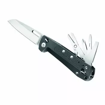 LEATHERMAN Knife FREE K4 Japanese 25-летняя гарантия мультитул [оригинальный продукт] чёрный