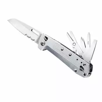 LEATHERMAN Knife FREE K4X японский многофункциональный инструмент с 25-летней гарантией [оригинальный продукт] серебряный