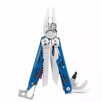 LEATHERMAN Multi Tool SIGNAL with Nylon Case Japanese 25 Year Warranty [Genuine Product] [Cobalt Blue]