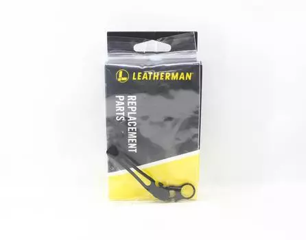 Leatherman YLA934855 Карманный зажим для шнурка с зарядкой, волна, черный (4354)