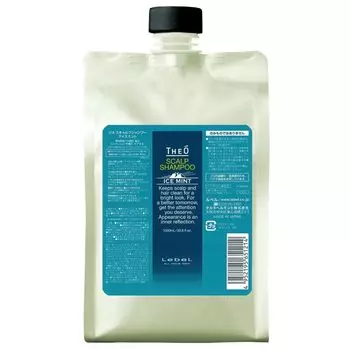 Lebel Geo Scalp Shampoo Ice Mint 1000мл Рефилл белый