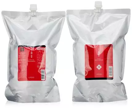 Lebel IAU IAU Очищающий Релаксационный 2500 мл Io Cream Melt Repair Treatment 2500 мл Сменный Набор (Шампунь) &