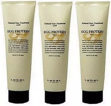 Lebel Natural Hair Treatment с EP Egg Protein 260 мл [Набор 3] жёлтый