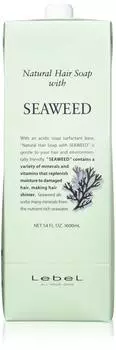 Lebel Натуральное мыло для волос с морскими водорослями SW 1600 мл набор из 2 бутылок