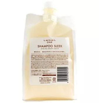 LebeL ONE Шампунь Sleek 1000 мл Сменный блок Сменный блок (Лебель ONE)