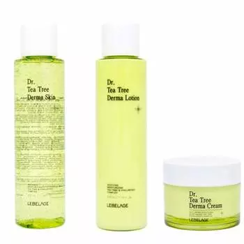 Доктор Лебелаж. Набор тоников, лосьонов и кремов Tea Tree Derma 1SET