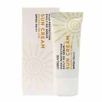 Lebelage Ежедневный солнцезащитный крем с высокой степенью защиты No Sebum 30 мл (3 варианта) 1PCS