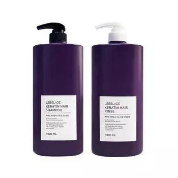 Lebelage Набор шампуня и ополаскивателя для волос с кератином SET