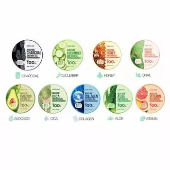 Lebelage Moisture Purity 100% успокаивающий гель 300 мл (33 варианта) Aloe x 1PCS