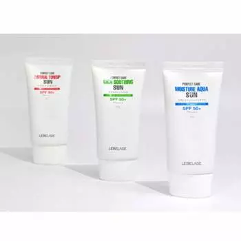 Lebelage Perfect Care Moisture Aqua/ Cica Soothing/ Tone Up Sun Cream SET SET