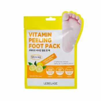 Lebelage Vitamln Peeling Foot Pack 40 мл/1 пара (3 варианта) 1PCS