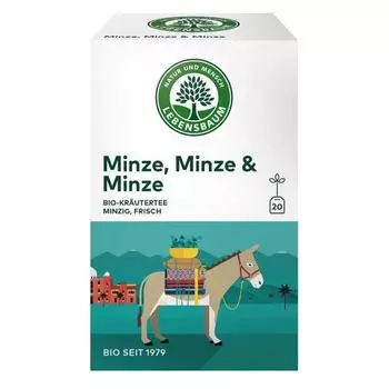 Lebensbaum Mint & Mint Tea Tea Bags 30g