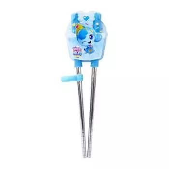 Leburn Baby s Sweet and Sour Catch Tiniping Двуручные палочки для еды с коррекцией, заточка, разноцветные, 1 шт., популярная корейская столовая посуда