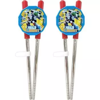 Leburn Hello Carbot 12 двуручных корректирующих палочек для еды, разноцветные, 2 шт.