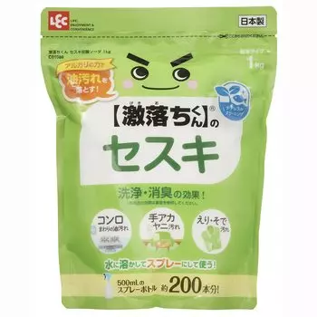 LEC Sesquicarbonate Soda Powder Type 1kg Удаляет масляные пятна с помощью щелочи Также удаляет пятна с и воротников / / плит, рук /