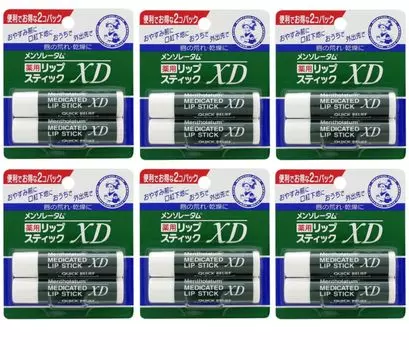Лечебная губная помада Mentholatum XD 2 шт. 6 наборов
