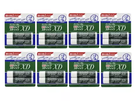 Лечебная губная помада Mentholatum XD 2 шт. 8 комплектов