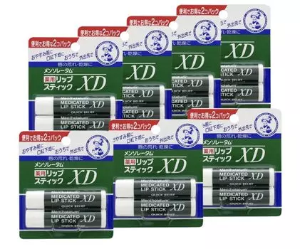 Лечебная губная помада Mentholatum XD 2 шт. 7 наборов