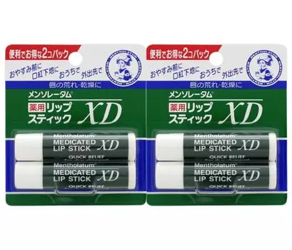 Лечебная губная помада Mentholatum XD 2 шт. 2 набора