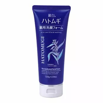 Лечебная очищающая пенка для лица Reihaku Hatomugi 130 г