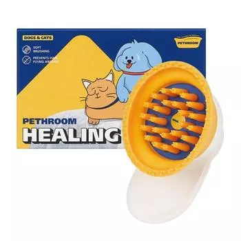 Лечебная щетка для домашних животных Pesrum, смешанные цвета, 1 шт., Корейский шампунь для домашних животных