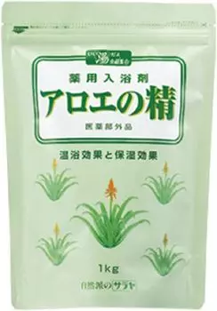 Лечебная соль для ванн Saraya Aloe Spirit 1 кг с застежкой-молнией 26920